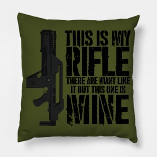 THIS IS MY PULSE RIFLE Pillow