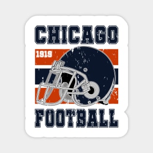 Chicago Retro Football Magnet