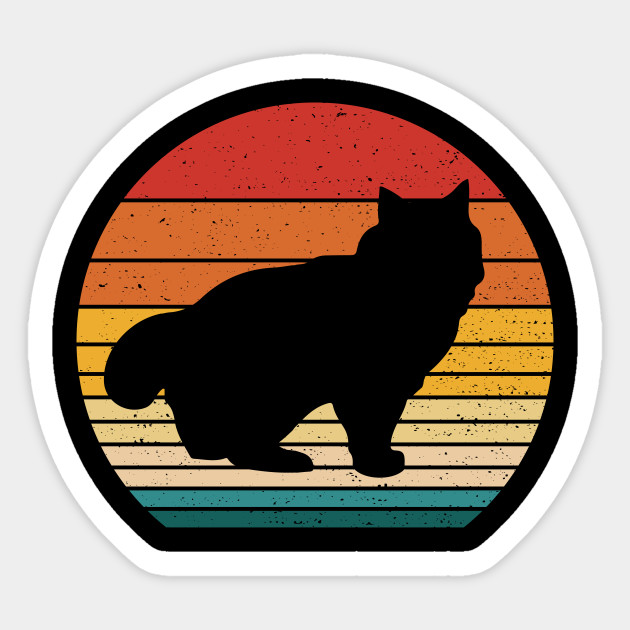 Funny American Bobtail Cat Vintage Retro Cat Owners Gifts Dad Mom