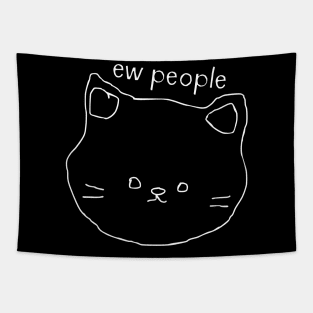 Ew People Cat Tapestry