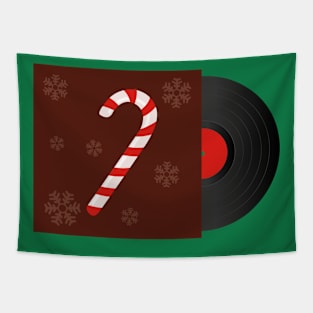 Christmas Music Vinyl | Gift Ideas | Candy Cane Tapestry