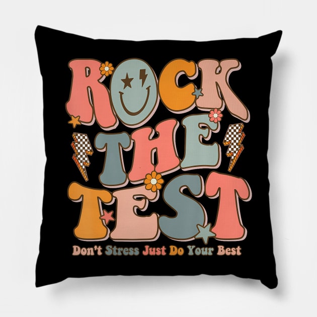 Rock The Test Pillow by Miller Family 