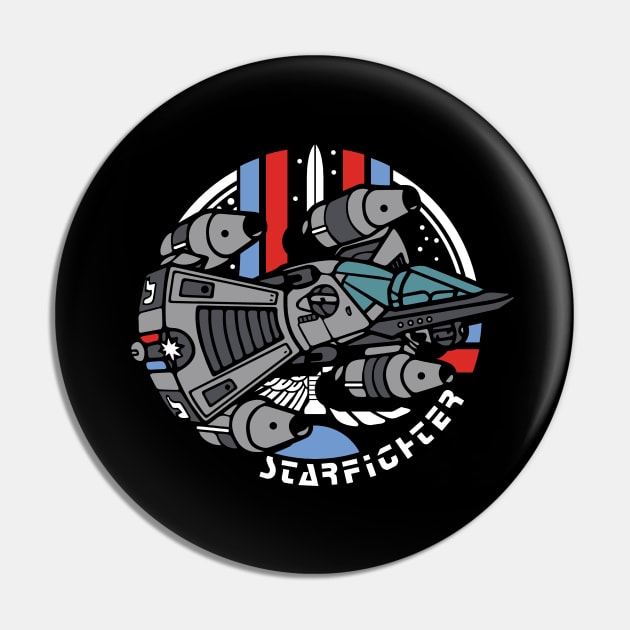 Starfighter Pin by TrulyMadlyGeekly