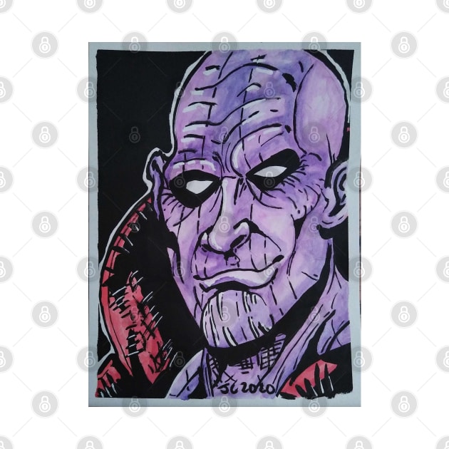 DC Comics - "The Deadman" Boston Brand portrait (original) by StagArtStudios