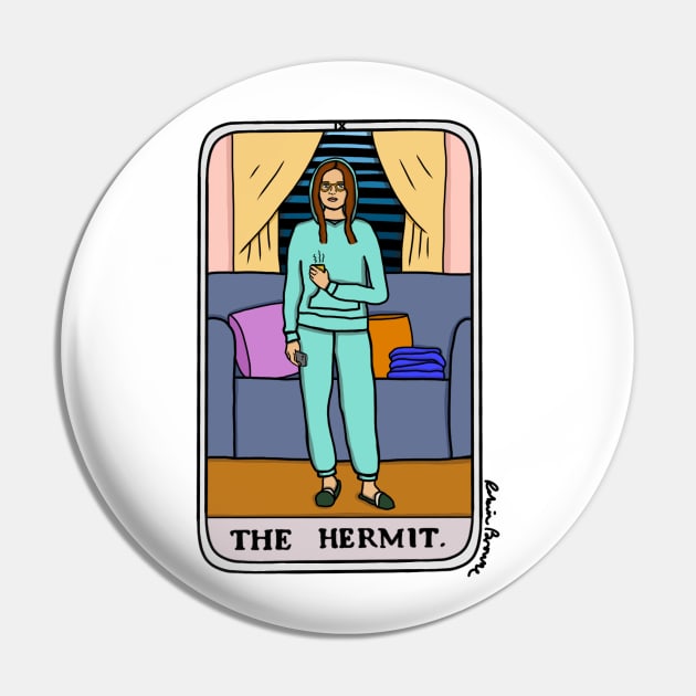 Major Arcana: The Hermit Pin by robin