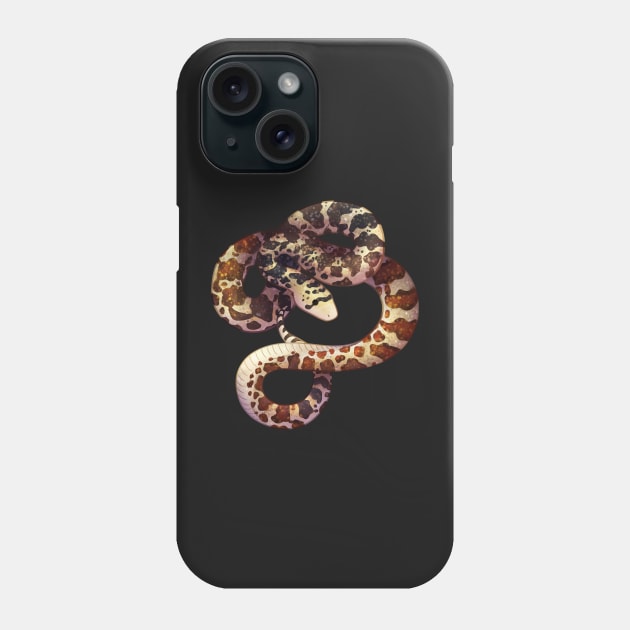 Cozy Bullsnake Phone Case by Phoenix Baldwin