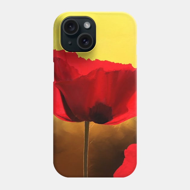 Poppies Phone Case by Saryetta