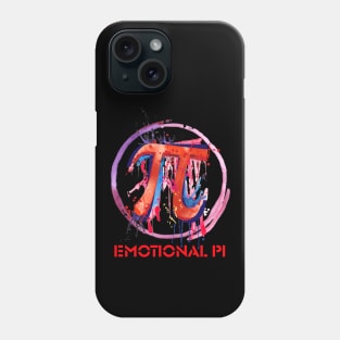 Emotional Pi Symbol, Action Painting Art Phone Case