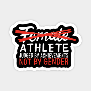 Female Athlete Sportswoman Empowerment Magnet