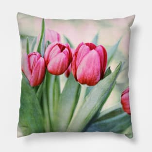 Twilight Tulips Pillow