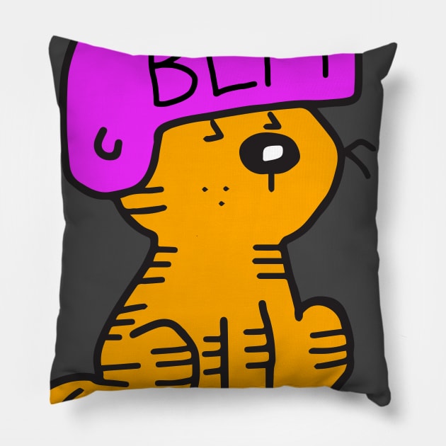 Black Lives Matter Heathcliff Helmet Pillow by jerrodkingery