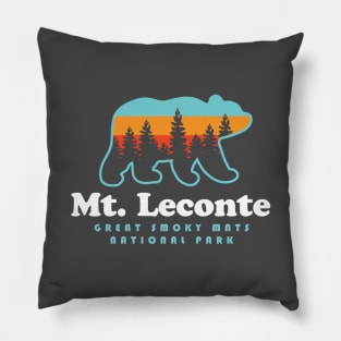 Mt. Leconte Great Smoky Mountains Bear Pillow