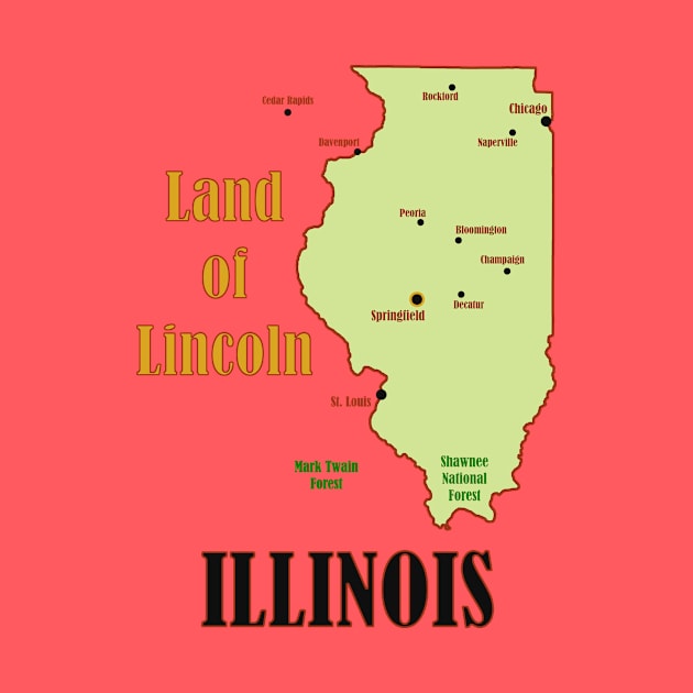 Illinois State Map by Pr0metheus