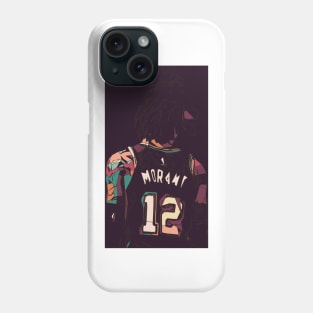 Ja Morant Memphis Grizzlies Geometric Art Phone Case