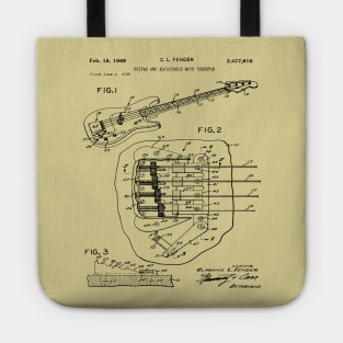 Fender Guitar Patent 1969 Tote