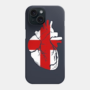 Welsh Flag Heart, Anatomical Design Phone Case