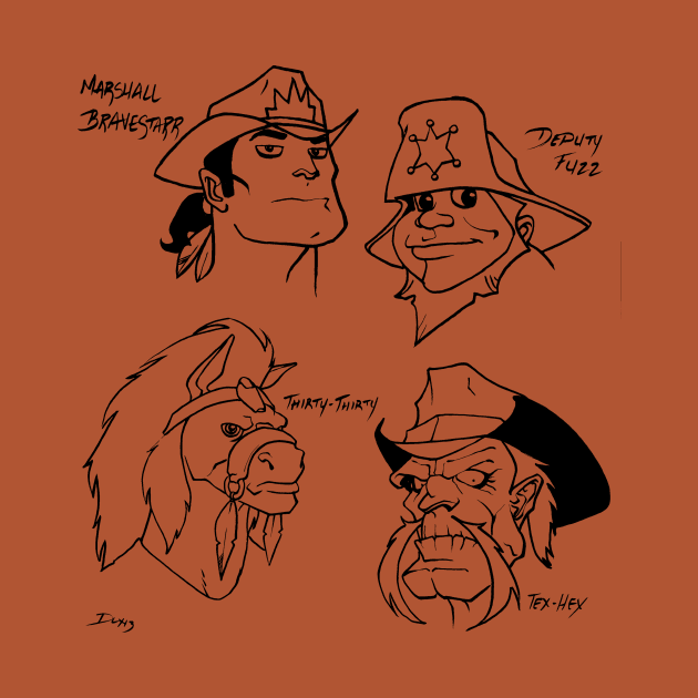 Bravestarr Sketchdraw by AFTERxesH