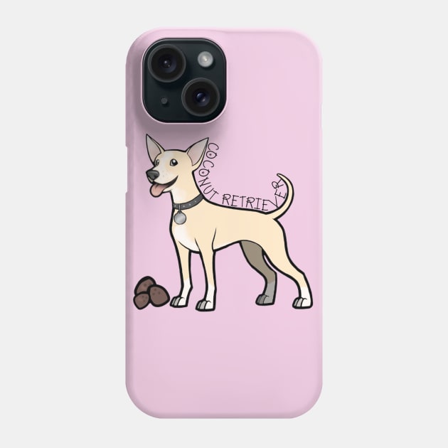 Coconut Retriever (blonde) Phone Case by SAFEstkitts