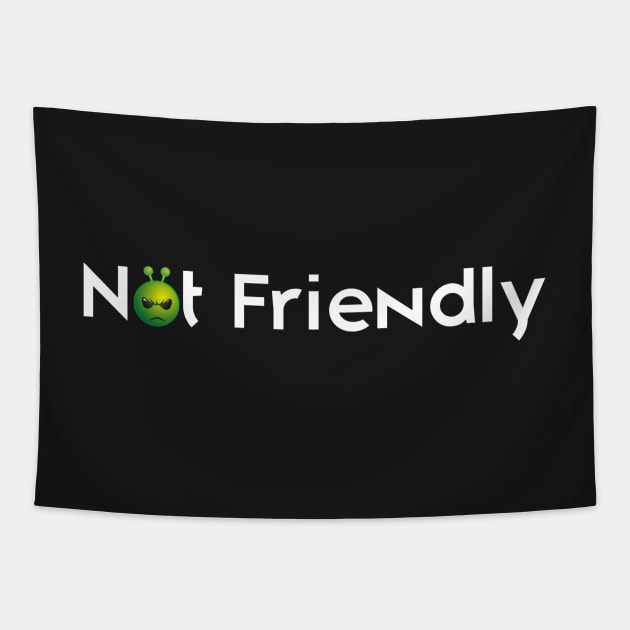 Not Friendly for Introverts Tapestry by jennifersoldner