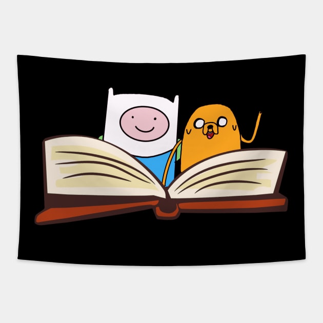 Finn and Jake Tapestry by soondoock