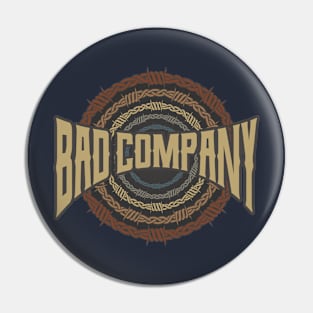 Bad Company Barbed Wire Pin