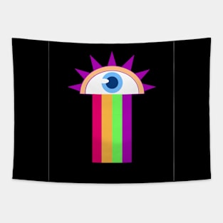 rainbow crying Tapestry