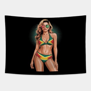 Guyanese Flag Bikini Women Souvenirs Guyana Tapestry