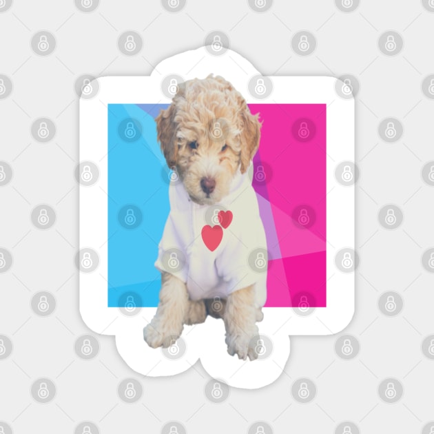 Cute Puppy Magnet by BRIJLA