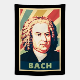 Johann Sebastian Bach Vintage Colors Tapestry