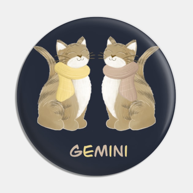 Gemini cat zodiac sign Pin by AbbyCatAtelier