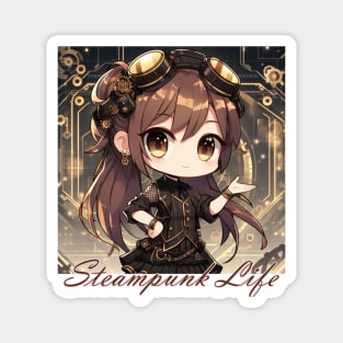 Steampunk Life Magnet