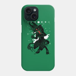 Krampus Christmas Demon Art Phone Case