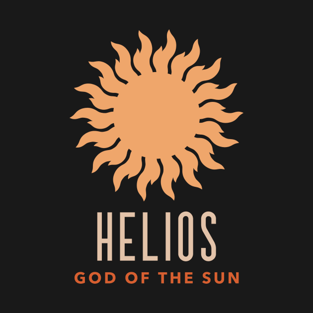 Helios Greek God of the Sun Symbol by AgemaApparel