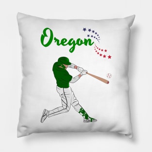 Oregon USA Baseball | American Sports Cities Pillow