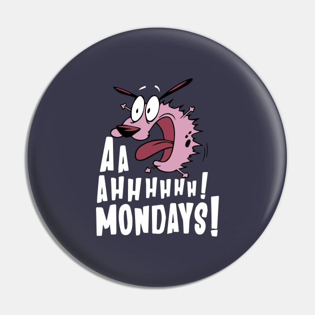 Courage The Cowardly Dog - Monday Blues Pin by funNkey