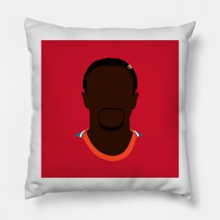 Sadio Mane Minimalistic Face Art Pillow