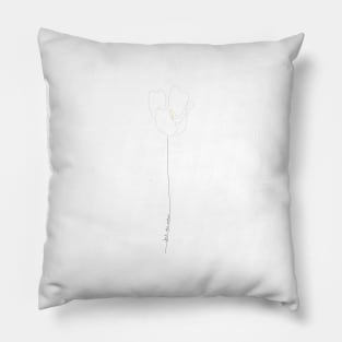 Lily doodle Pillow