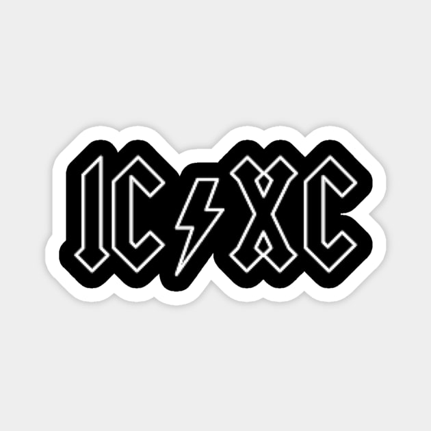 IC/XC AC/DC font Magnet by sofianeedsjesus