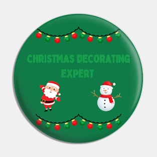 Christmas Decorating Expert Pin