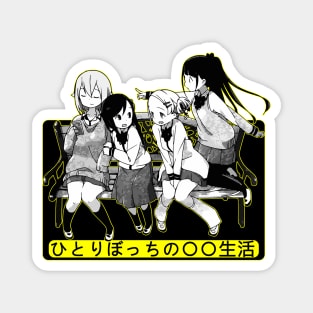 Bocchi,Nako,Aru and Sotca Magnet