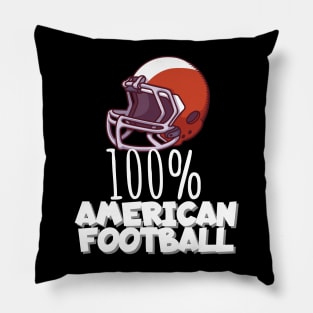 100% American Football Pillow