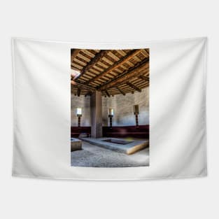 The Great Kiva  Interior Aztec Ruins New Mexico Tapestry