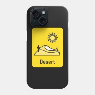 dune, desert, sand, deserts, hot, sandstorm, oasis, heat Phone Case