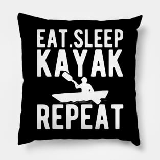 Kayak - Eat Sleep Kayak Repeat w Pillow