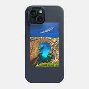 Rocky gate to the Ionian Sea Phone Case