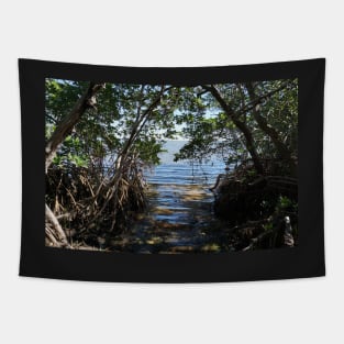 Water in Mangrove Clearing Tapestry