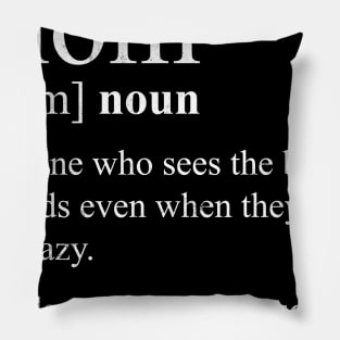 Mom Saint Noun Description Pillow