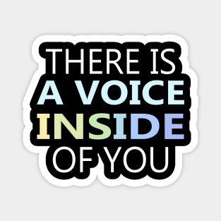 There is a voice inside of you, World Peace Day Magnet