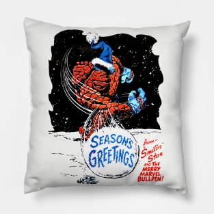 Marvel Season's Greetings Pillow