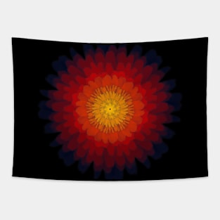 Flame Mandala Tapestry